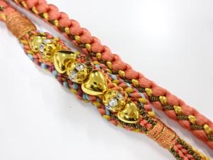 未使用品　正絹　振袖用　手組帯締め